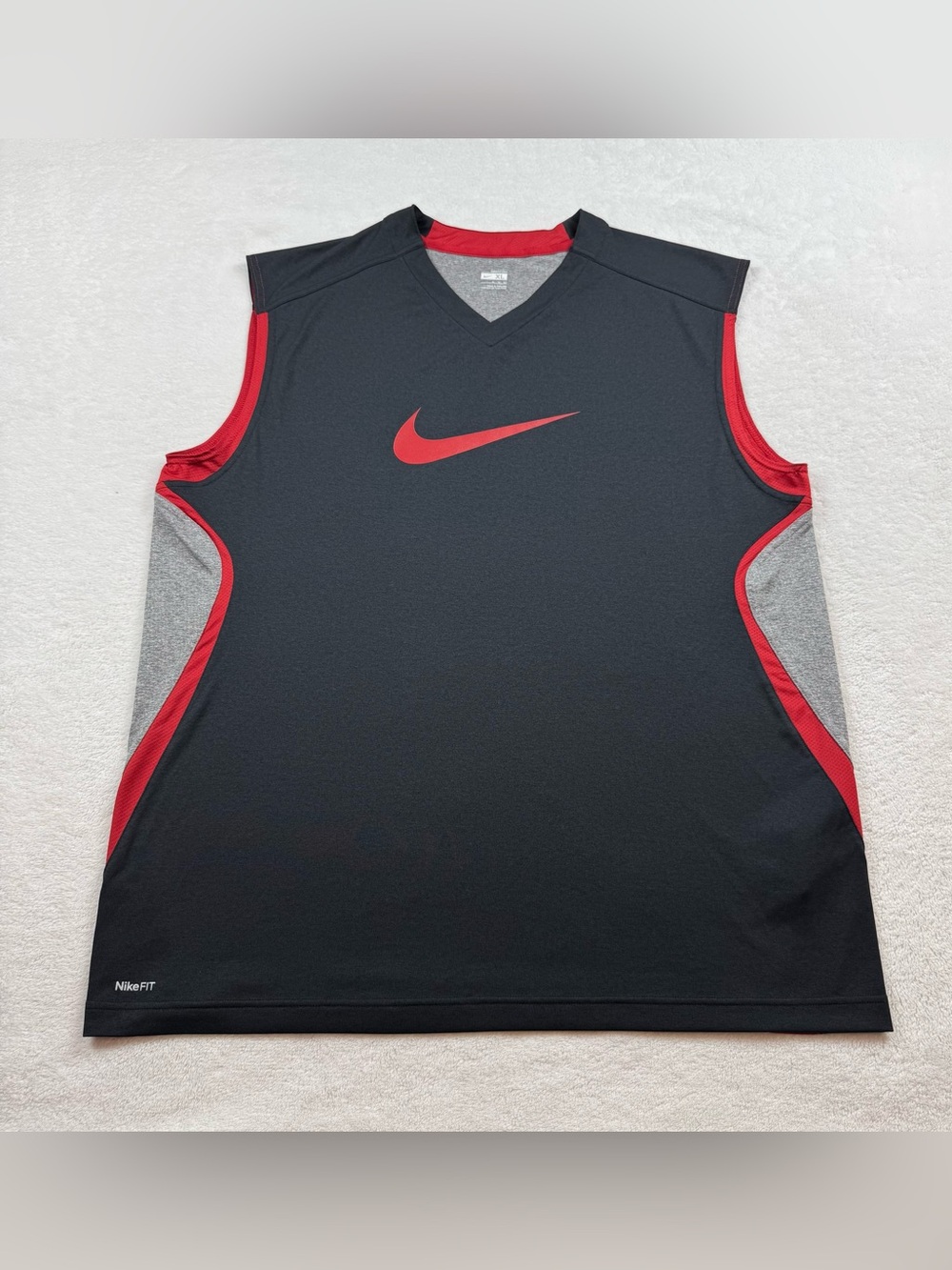 Nike Y2K fit dry tank top men’s size XL multicolor athletic football performance
